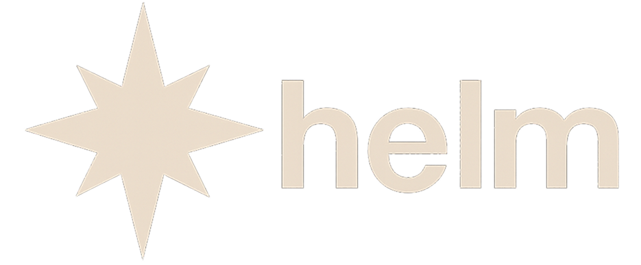 Helm personal finance hero showing connected UK bank and investment accounts